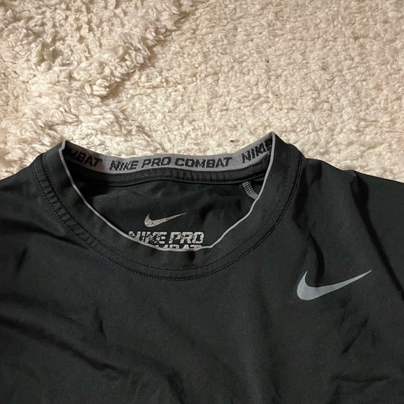 Nike Pro Combat Black Long Sleeve - Picture 4 of 5